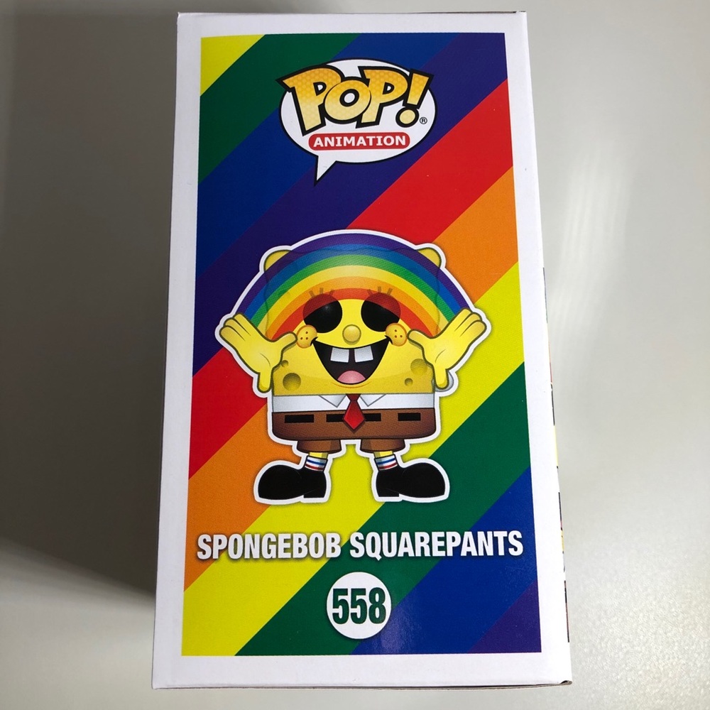 ‼️PRICE DROP‼️ 🎉Host Pick 4/14🎉Funko POP! Animation PRIDE Spongebob Squarepants - Picture 6 of 7